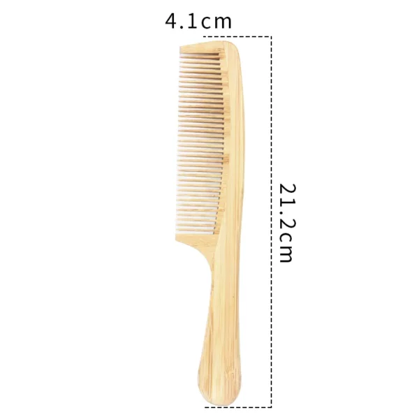 Bamboo Wide Tooth Comb Detangling Combs - Image 9