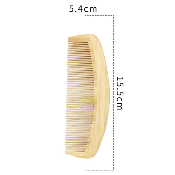 Bamboo Wide Tooth Comb Detangling Combs - Image 5