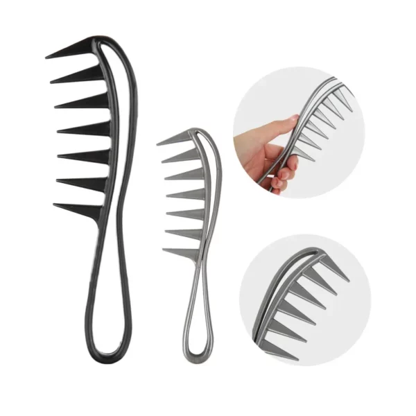 Wide Tooth Plastic Comb - Image 2