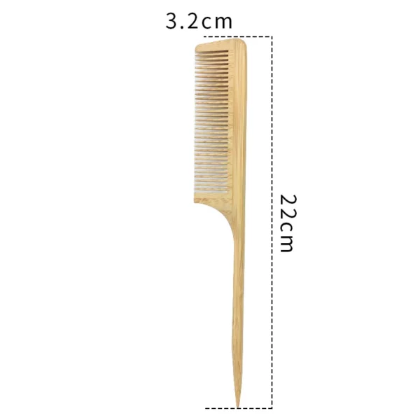 Bamboo Wide Tooth Comb Detangling Combs - Image 8