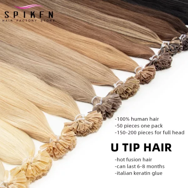 Keratin Bond Hair Extensions Capsule U Tip - Image 17