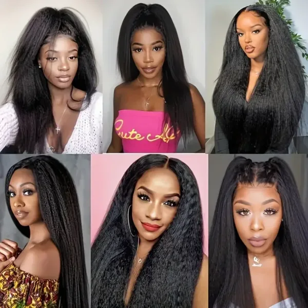 Yaki Straight Lace Closure Wig - Image 5