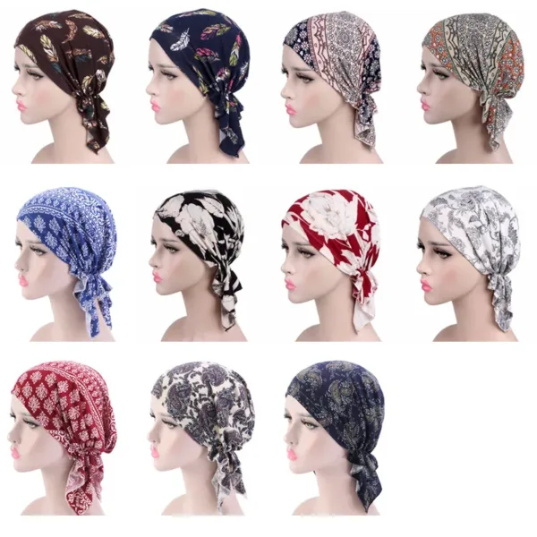 Pre-tied Chemo Turban Scarf - Image 20