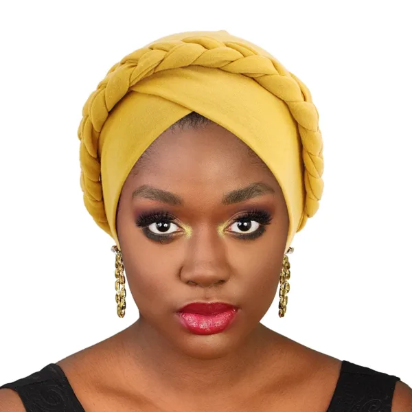 Bohemian Braid Cross Turban