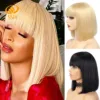 Short Bob Wig Bangs - Image 7