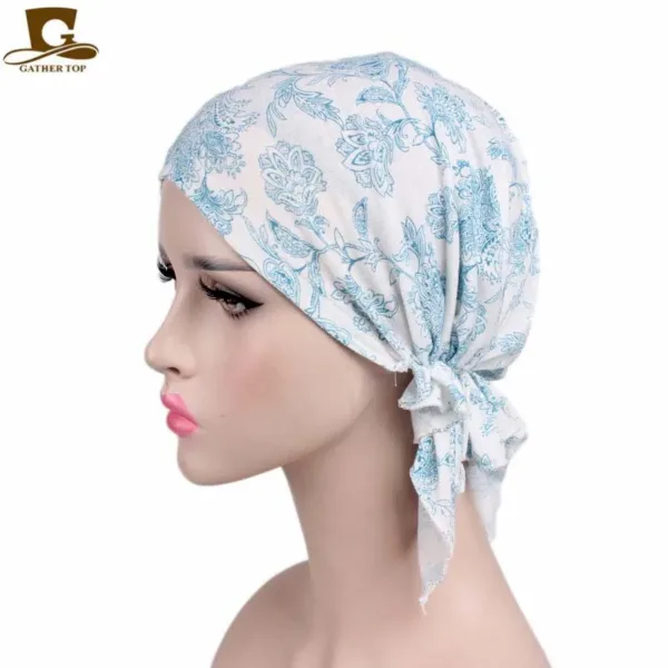 Pre-tied Chemo Turban Scarf - Image 4