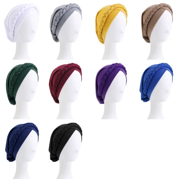 Bohemian Braid Cross Turban - Image 18