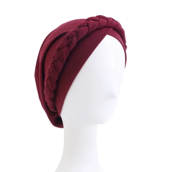 Bohemian Braid Cross Turban - Image 6