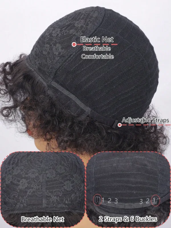 Kinky Curly Pixie Cut Wig - Image 6