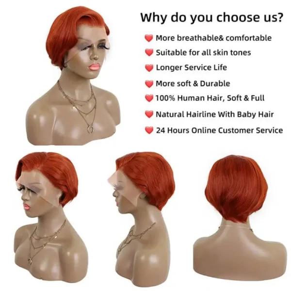 Pixie Cut Wig - Image 4