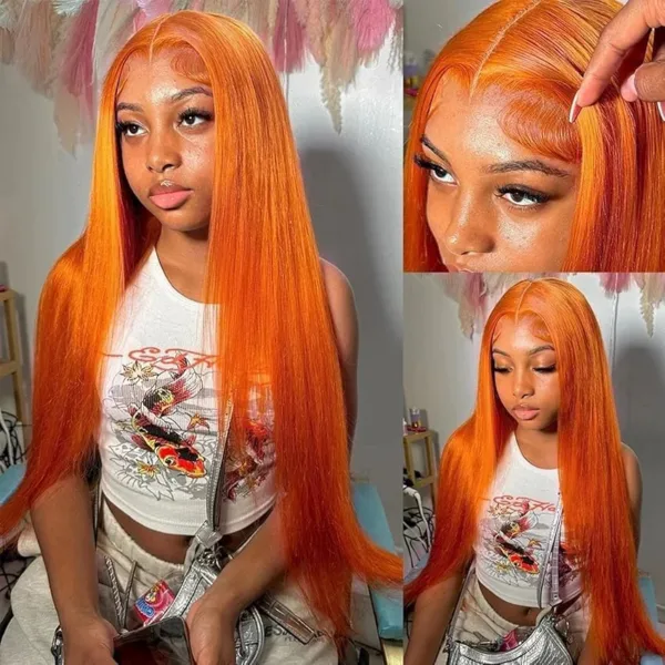 Ginger Straight Lace Front Wig - Image 5