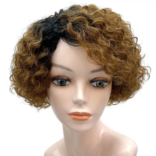 Short Afro Kinky Curly Wig - Image 7