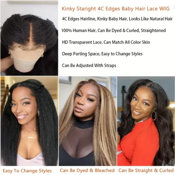 HD Yaki Straight Lace Front - Image 10