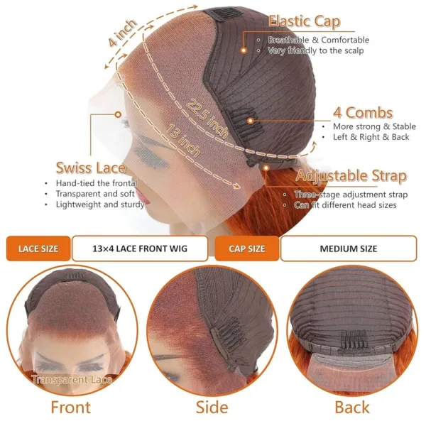 Ginger Straight Lace Front Wig - Image 8