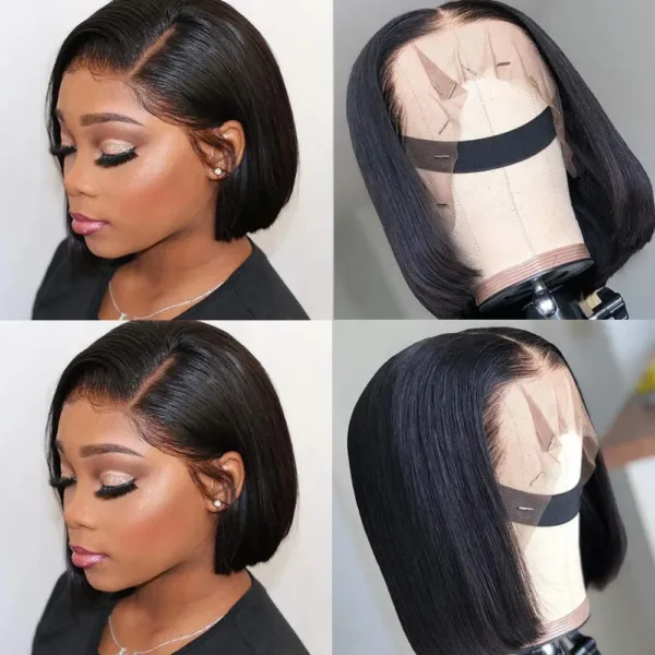 Straight Bob Lace Front Wig - Image 2