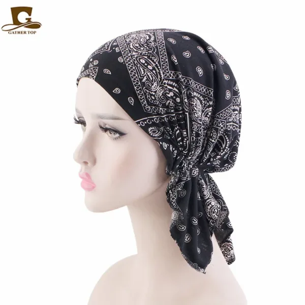 Pre-tied Chemo Turban Scarf - Image 10