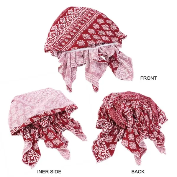 Pre-tied Chemo Turban Scarf - Image 6