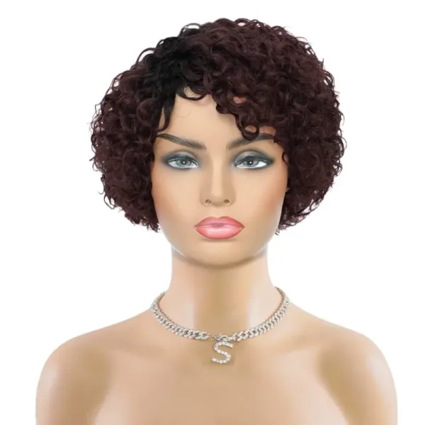 Short Afro Kinky Curly Wig - Image 22