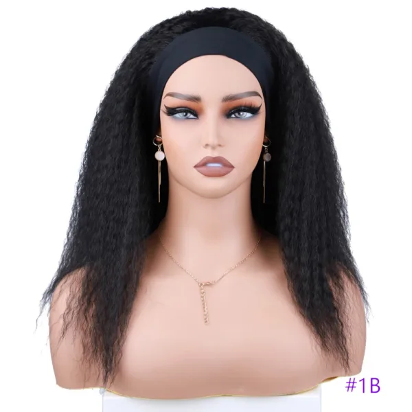 Kinky Curly Headband Wig - Image 7