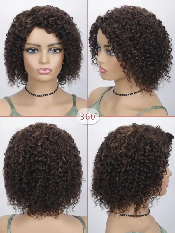 Kinky Curly Pixie Cut Wig - Image 2
