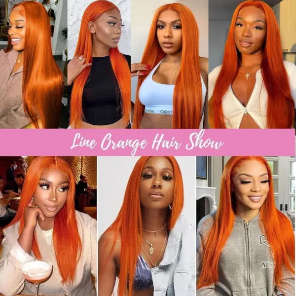 Ginger Straight Lace Front Wig - Image 9