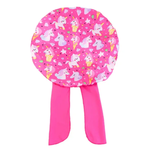 Kids Unicorn Satin Sleep Cap - Image 8