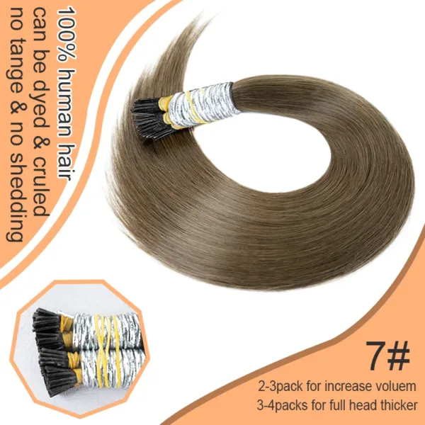 Virgin Straight Remy I-Tip Hair - Image 10