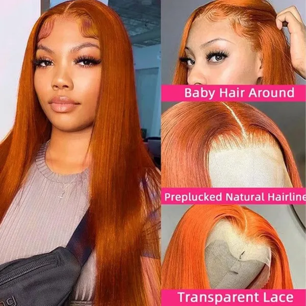 Ginger Straight Lace Front Wig - Image 7