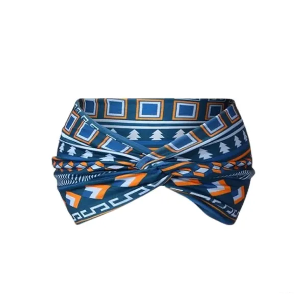 Wide Bohemian Yoga Headband - Image 5