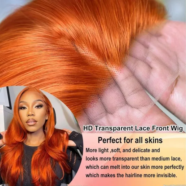 Ginger Straight Lace Front Wig - Image 3