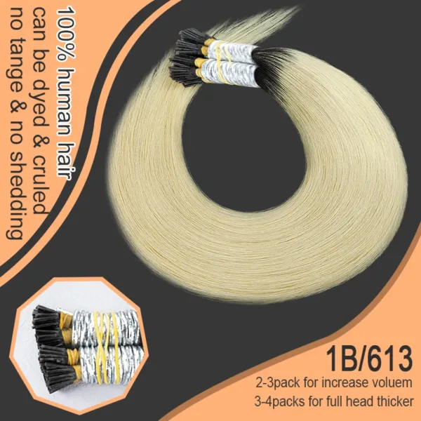 Virgin Straight Remy I-Tip Hair - Image 9