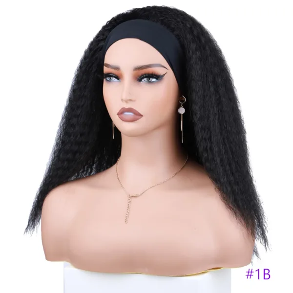 Kinky Curly Headband Wig - Image 11
