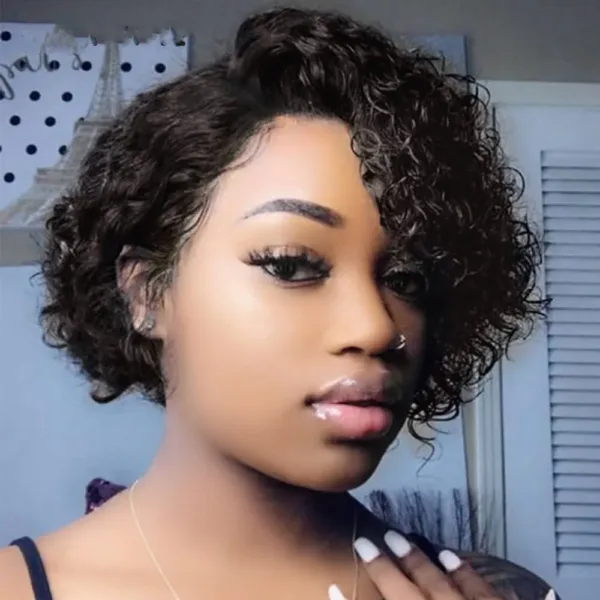 Short Afro Kinky Curly Wig - Image 16