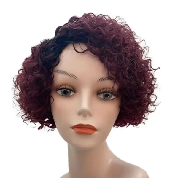 Short Afro Kinky Curly Wig - Image 11