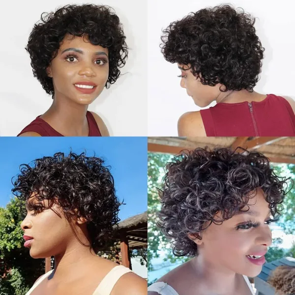 Short Afro Kinky Curly Wig - Image 14