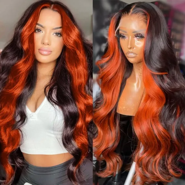 Ginger Highlight Body Wave Wig - Image 7