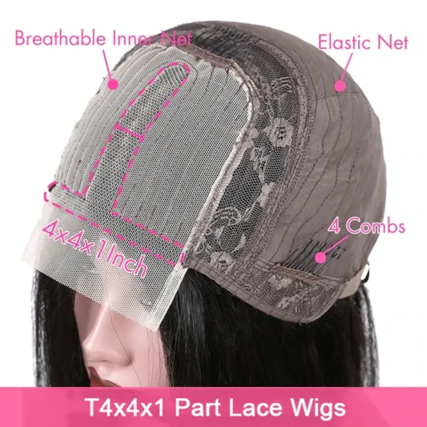 Kinky Curly Bob Wig - Image 3