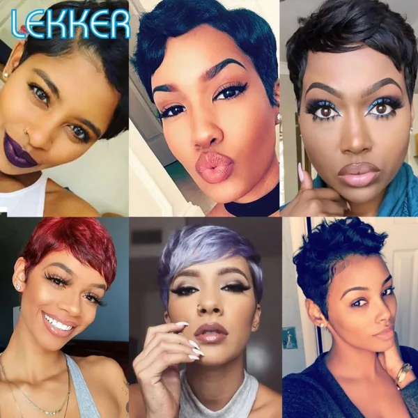 Short Pixie Human Hair - Image 17