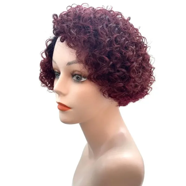 Short Curly Pixie Wig - Image 19