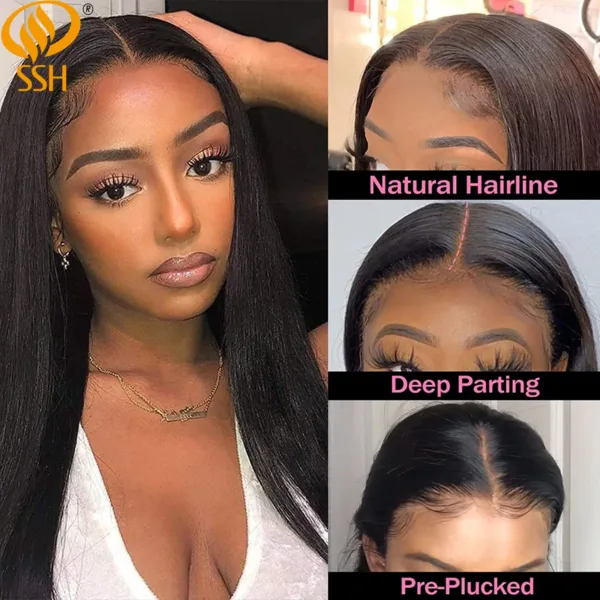 Long Straight Bob Wig - Image 3