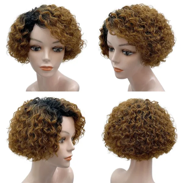 Short Curly Pixie Wig - Image 9