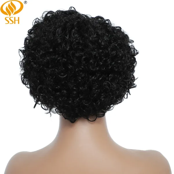 Short Curly Pixie Wig - Image 17