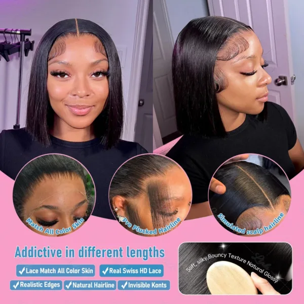 HD Straight Bob Frontal - Image 4