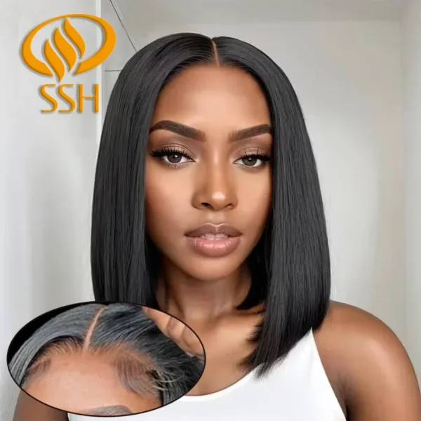 Highlighted Ombre Bob Wig - Image 2