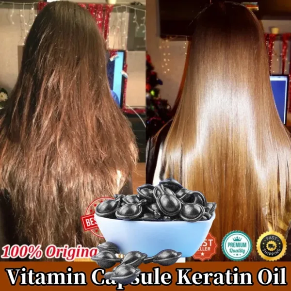 Keratin Hair Repair Capsules