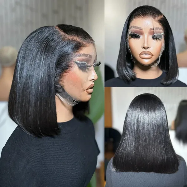 Highlighted Ombre Bob Wig - Image 11