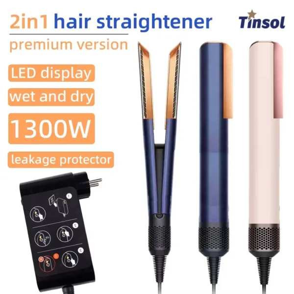 2-in-1 Hair Straightener Dryer - Image 3