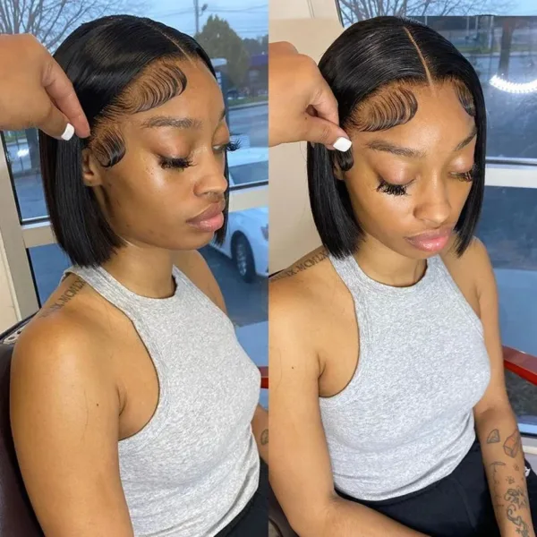 HD Straight Bob Frontal - Image 11