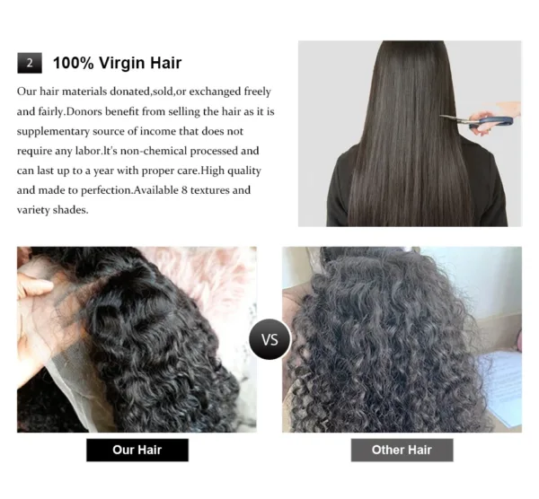 HD Kinky Curly Wig - Image 9