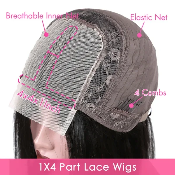 Kinky Curly Bob Wig - Image 7